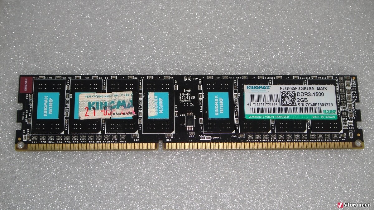 Ram Kingmax Nano 2GB DDR3, Bus 1600 